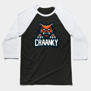 Cranky cat Baseball T-Shirt